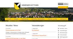 Desktop Screenshot of kuettigen.ch